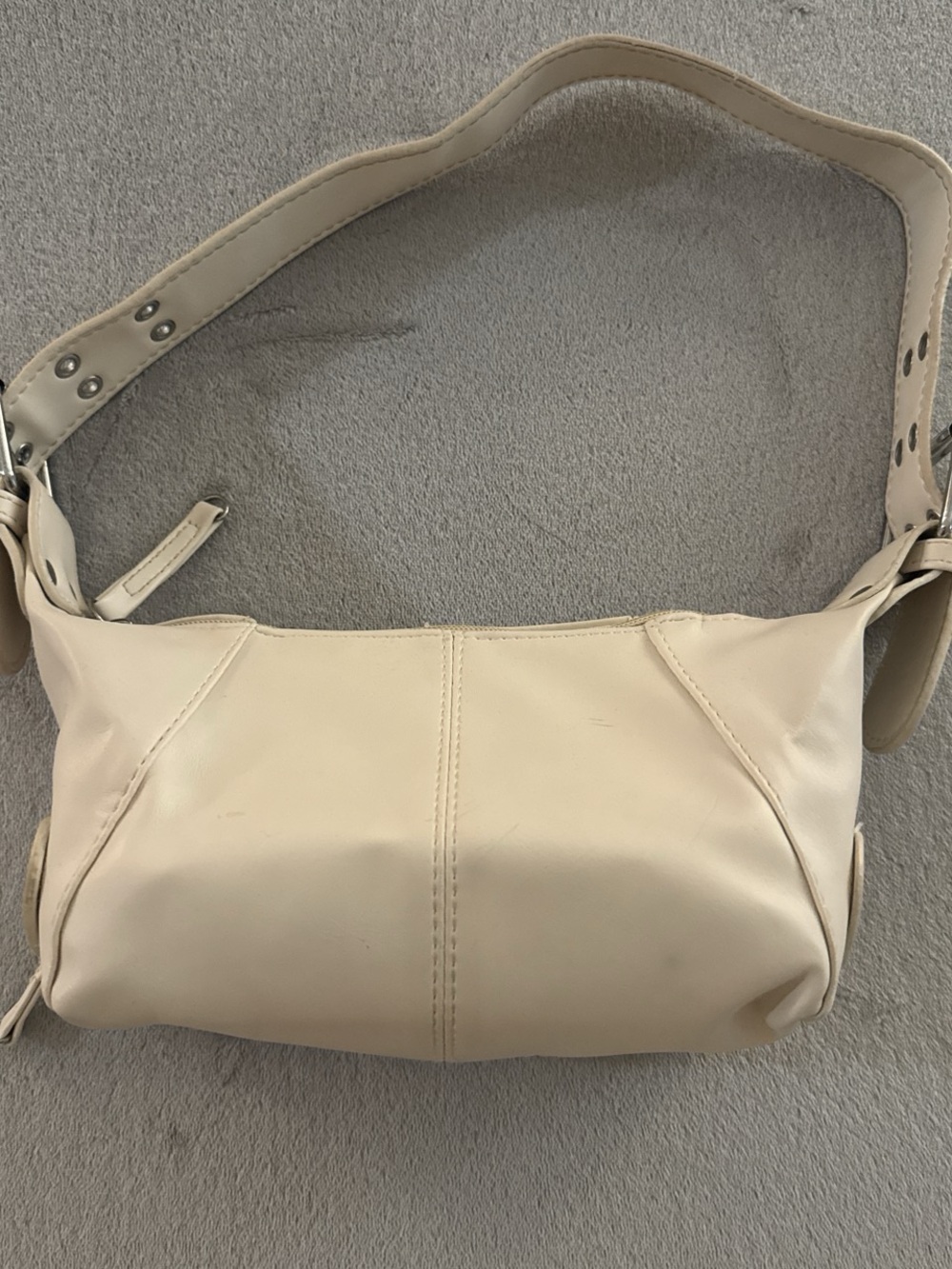 Princess polly Cream Shoulder Bag - Minimal Leather Design